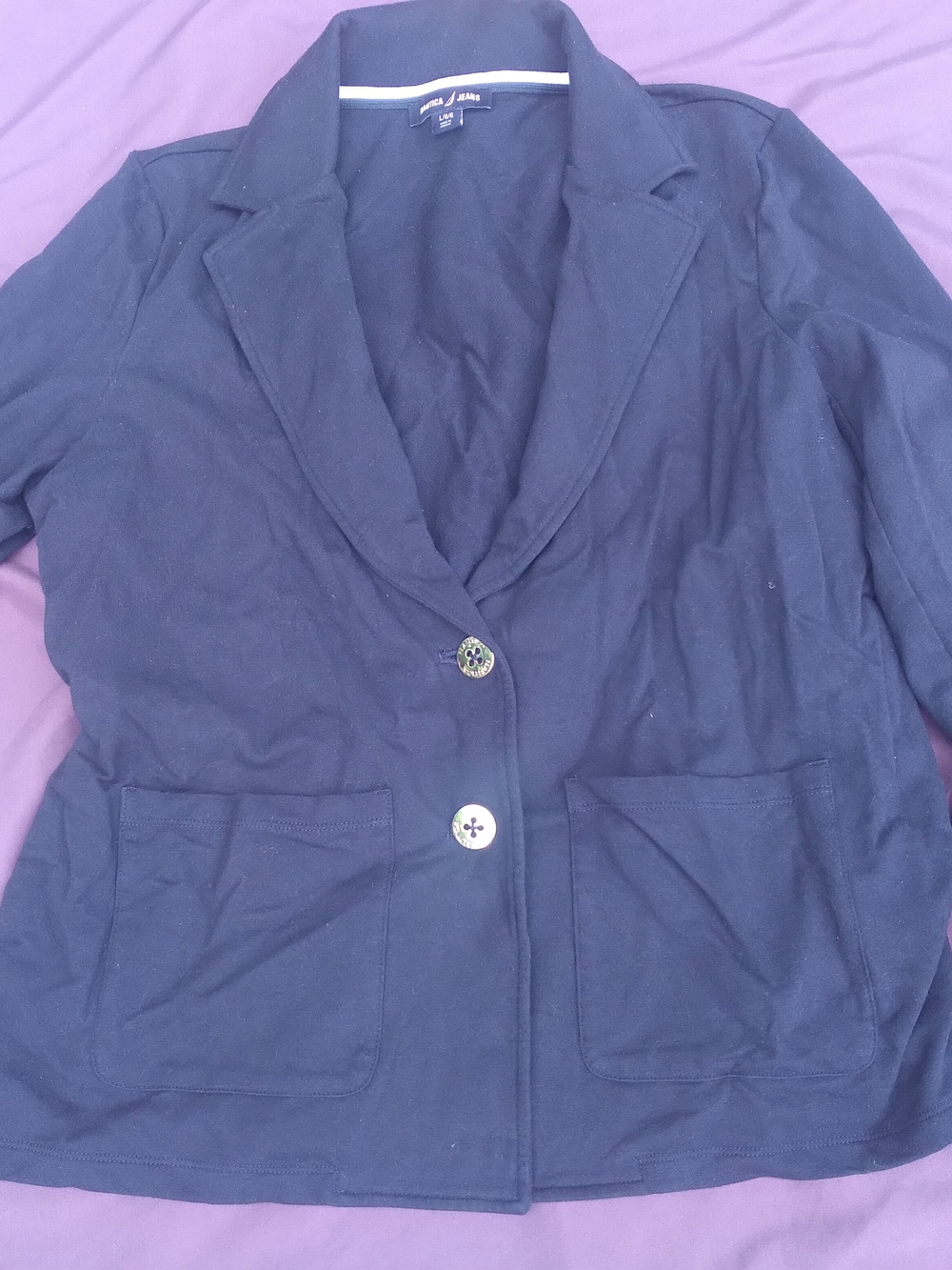 Y2k Nautica Navy Two-Button Women's Blazer